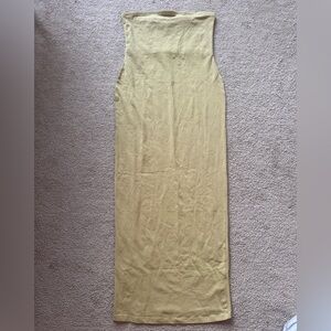 Tube Top Olive hourglass Dress